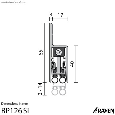 RP126Si Door Bottom Seal