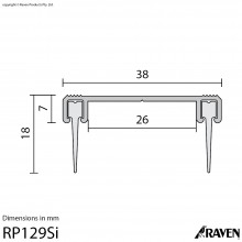 RP129Si Door Bottom Seal