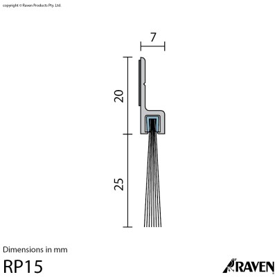 RP15 Brush Strip Seal