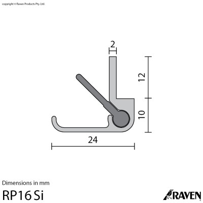 RP16Si Astragal Seal