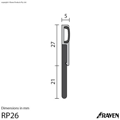 RP26 Door Bottom Seal