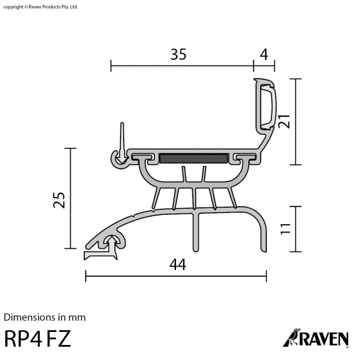 RP4FZ Door Bottom Seal