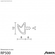 RP500 Silicon Weather Stripping