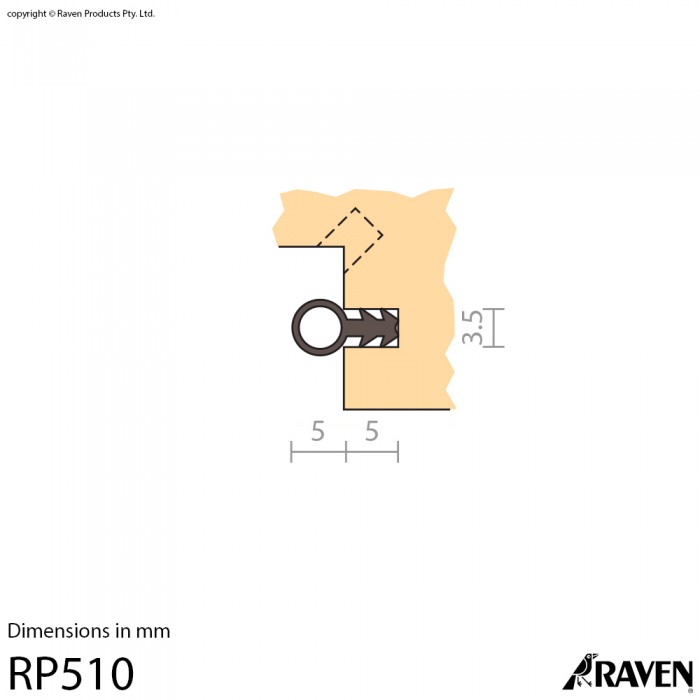 RP510  Silicon Weather Stripping