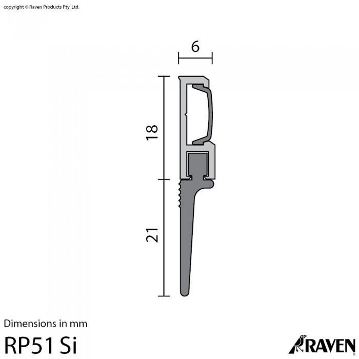 RP51Si Door Bottom Seal
