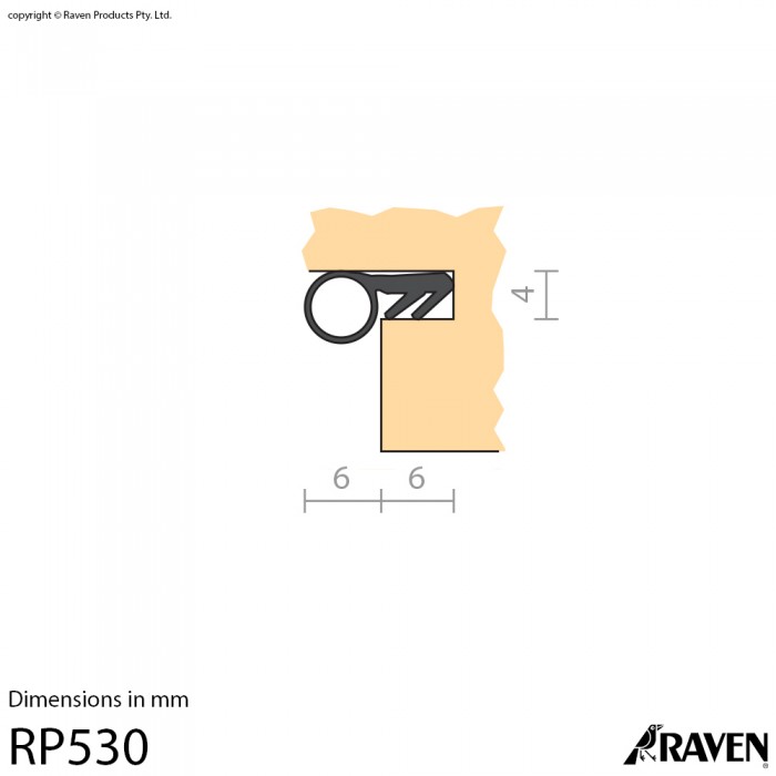RP530 Silicon Weather Stripping