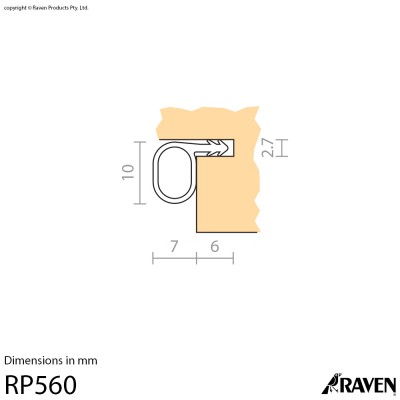 RP560 Silicon Weather Stripping