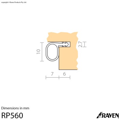 RP560 Silicon Weather Stripping