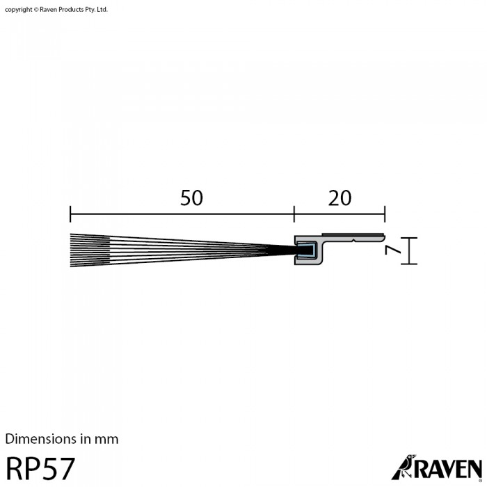 RP57 Brush Strip Seal