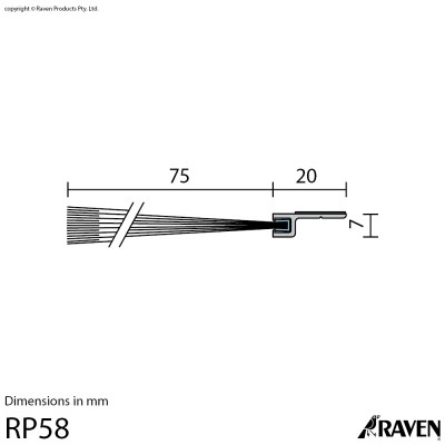 RP58 Brush Strip Seal