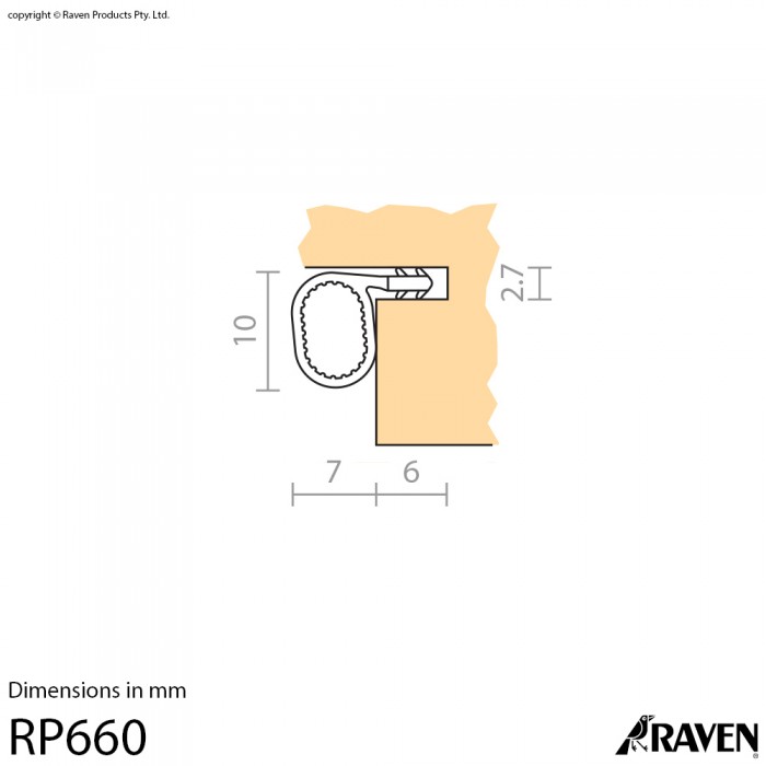 RP660 TPE Weather Stripping