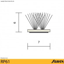 RP61 Draught Excluder Pile Weather Strip