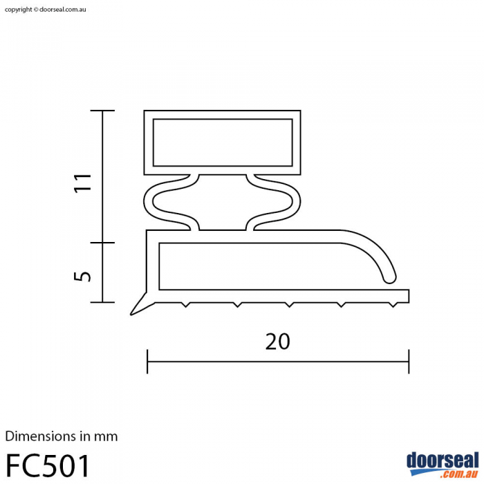 FC501 (3 SIDED SEAL)
