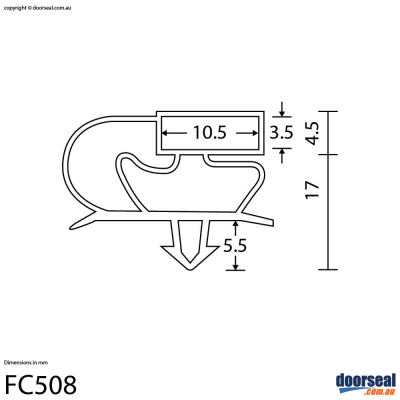 Skope: TME1000r (Push in seal) - Commercial Fridge