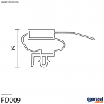 Fisher And Paykel: AJA (Push in seal) - Single Door Fridge