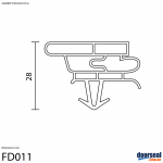 Westinghouse: RJ280M (Push in seal) - Fridge