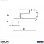 Admiral: 1T37C (Screw In or Moulded Lip) - Freezer