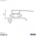 Daewoo: FDF469 (Push in seal) - Fridge