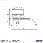 General Electric (G.E.): TB15DTL (Screw In or Moulded Lip) - Fridge