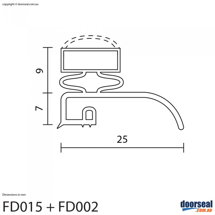 Admiral: HKS302 (Screw In or Moulded Lip) - Fridge