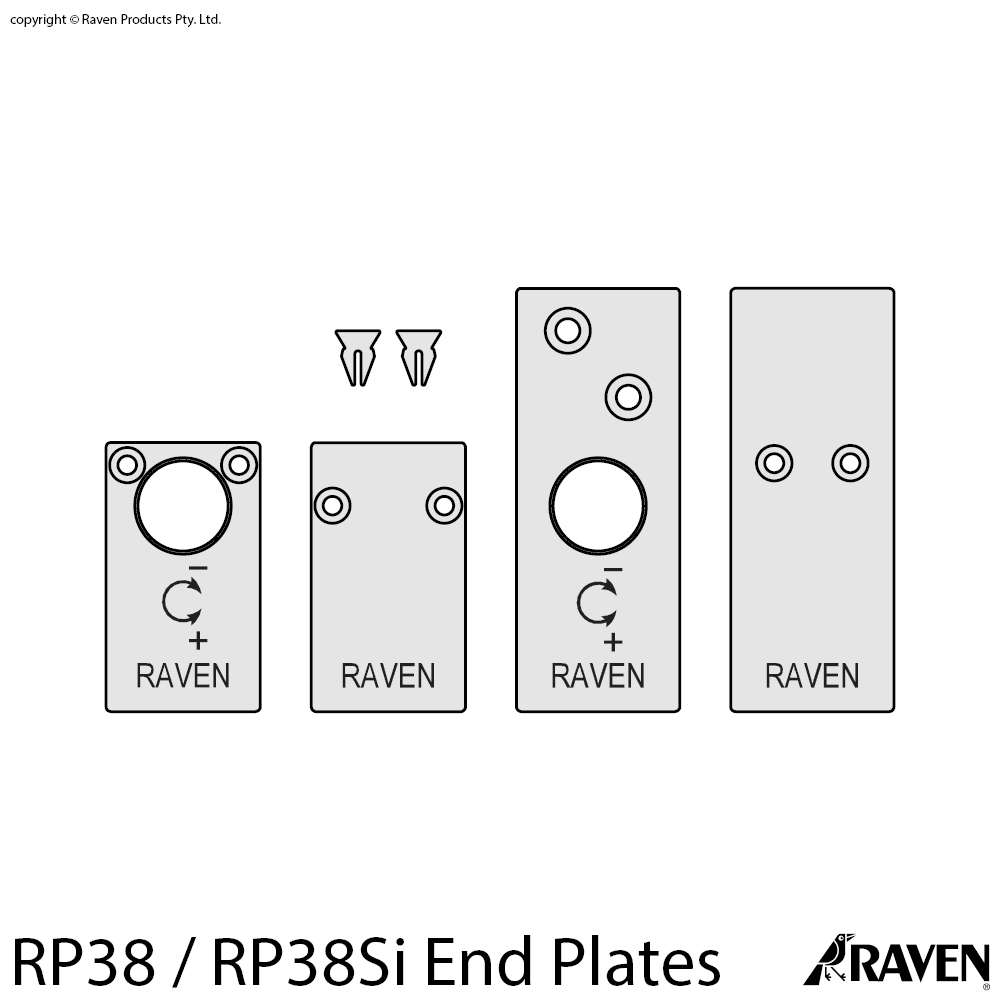 RP38 Screw Bag & Escutcheon Plate | Doorseal.com.au